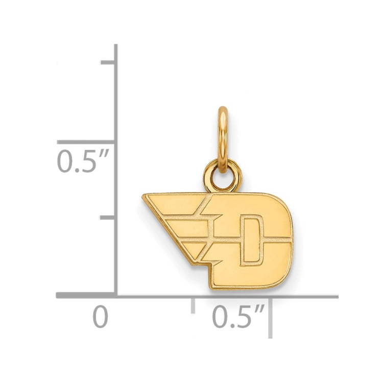 14k Gold LogoArt University of Dayton Extra Small Pendant