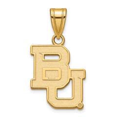 14k Gold LogoArt Baylor University Bears Medium Pendant
