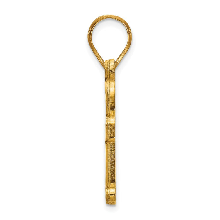 14k Gold LogoArt Baylor University Bears Medium Pendant