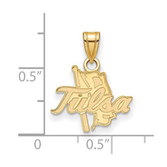 14k Gold LogoArt University of Tulsa Small Pendant