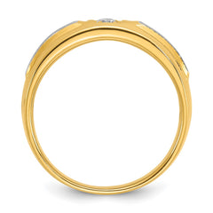 10k Two-Tone Fancy Ring Mounting