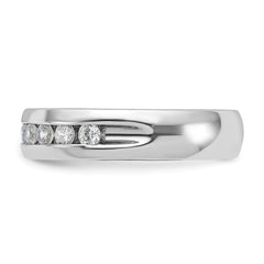14k White Gold IBGoodman Men's Diamond Complete Ring