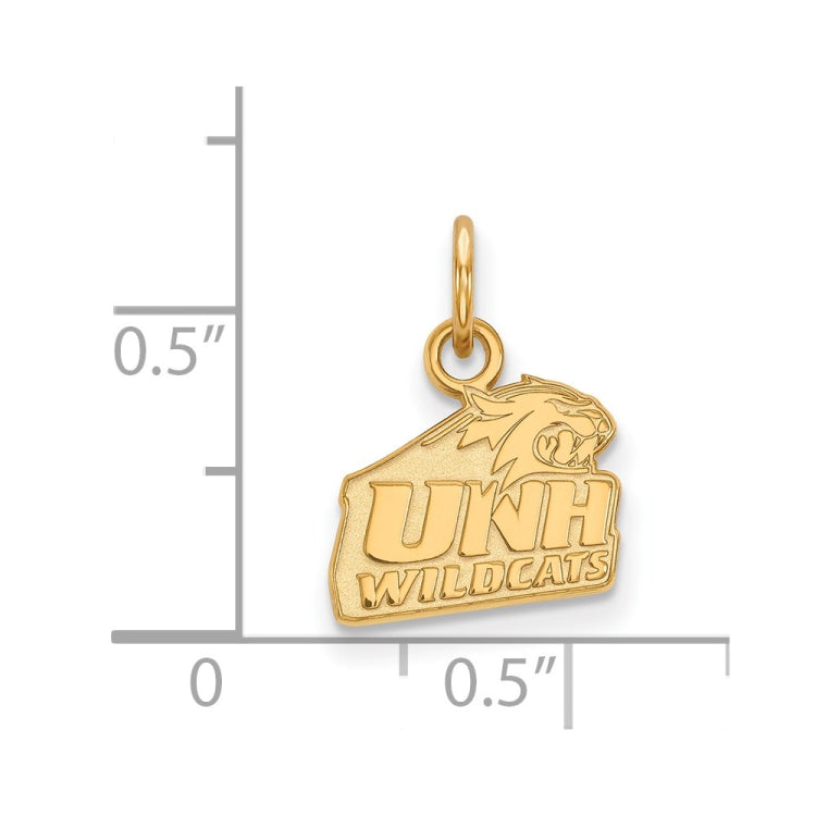 14k Gold LogoArt University of New Hampshire Extra Small Pendant