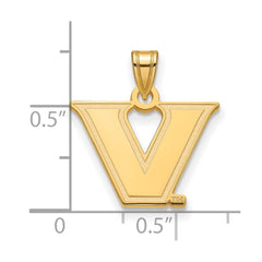 14ky LogoArt Vanderbilt University Small Pendant