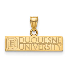 14ky LogoArt Duquesne University Medium Pendant