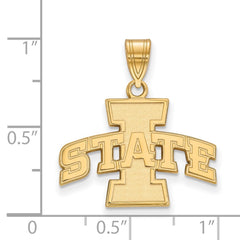 14k Gold LogoArt Iowa State University Medium Pendant