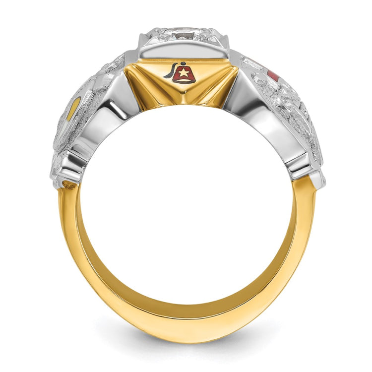 Men's Shriner Ring with Shrine and Eagle Mounting