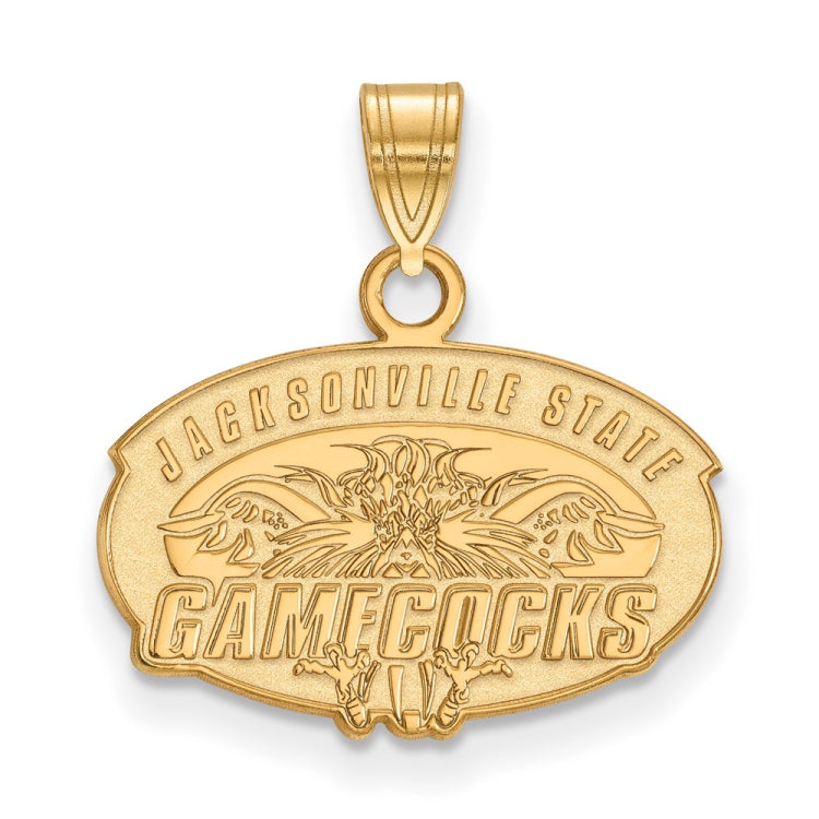 14k Gold LogoArt Jacksonville State University Small Pendant