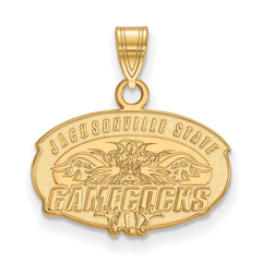 14k Gold LogoArt Jacksonville State University Small Pendant