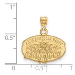 14k Gold LogoArt Jacksonville State University Small Pendant