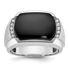 GTS White ONYX DIA RING Mounting