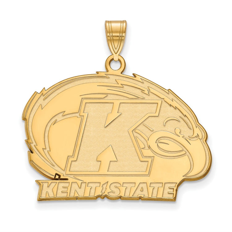 14k Gold LogoArt Kent State University Large Pendant