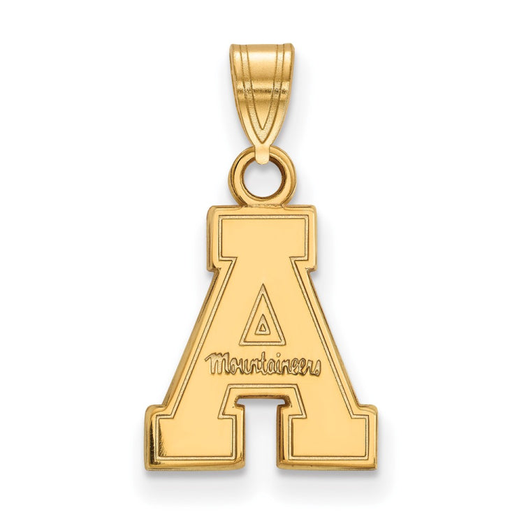 14k Gold LogoArt Appalachian State University Small Pendant