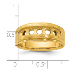 Men's 1cttw Diamond Wedding Band with Satin Finish Mounting