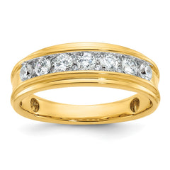 GENTS DIAMOND BAND--GEM ON GEM Mounting