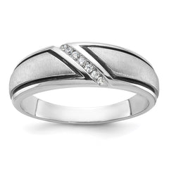Men's WG .07ct tw Diamond Ring/Like 63854 w/ wider inside lip Mounting