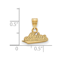 14k Gold LogoArt University of Maine Small Pendant