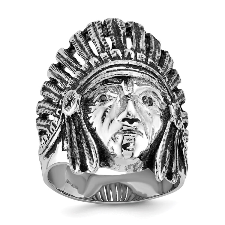 GTS ALL White DIA INDIAN HEAD RING Mounting