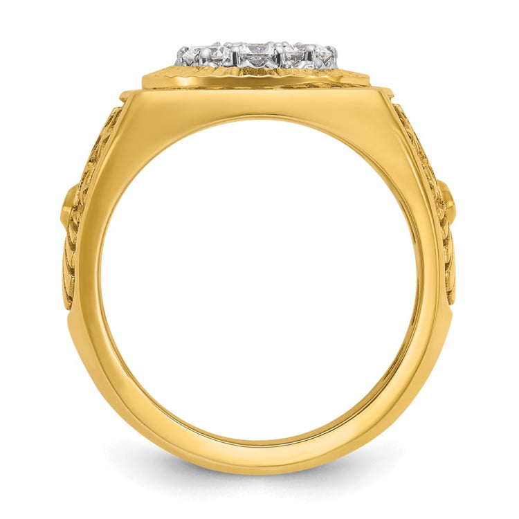 GTS YG DIA ROLEX RING Mounting