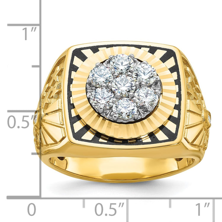 GTS YG DIA ROLEX RING Mounting