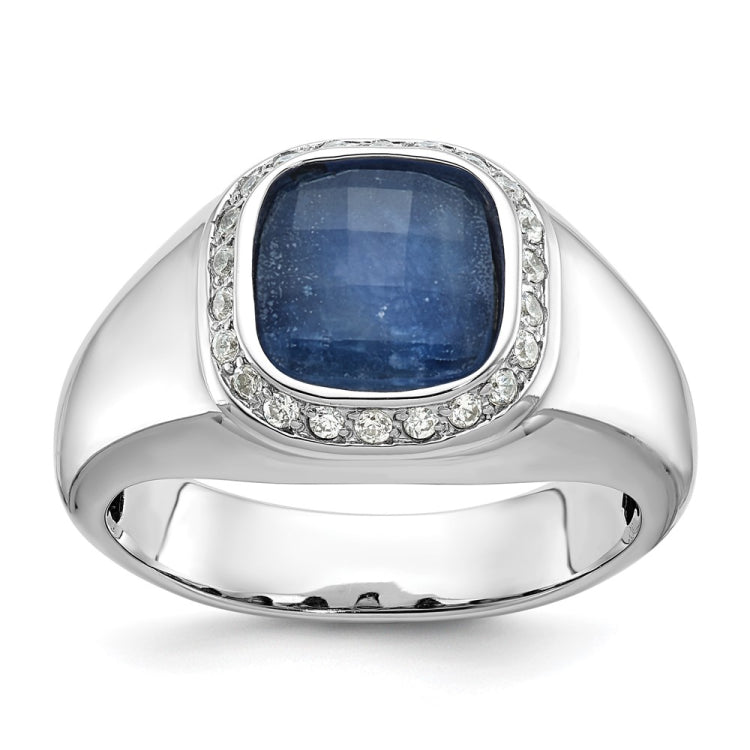 GTS TT DIA/Sapphire DOUBLET RING Mounting