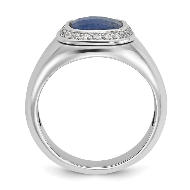 GTS TT DIA/Sapphire DOUBLET RING Mounting