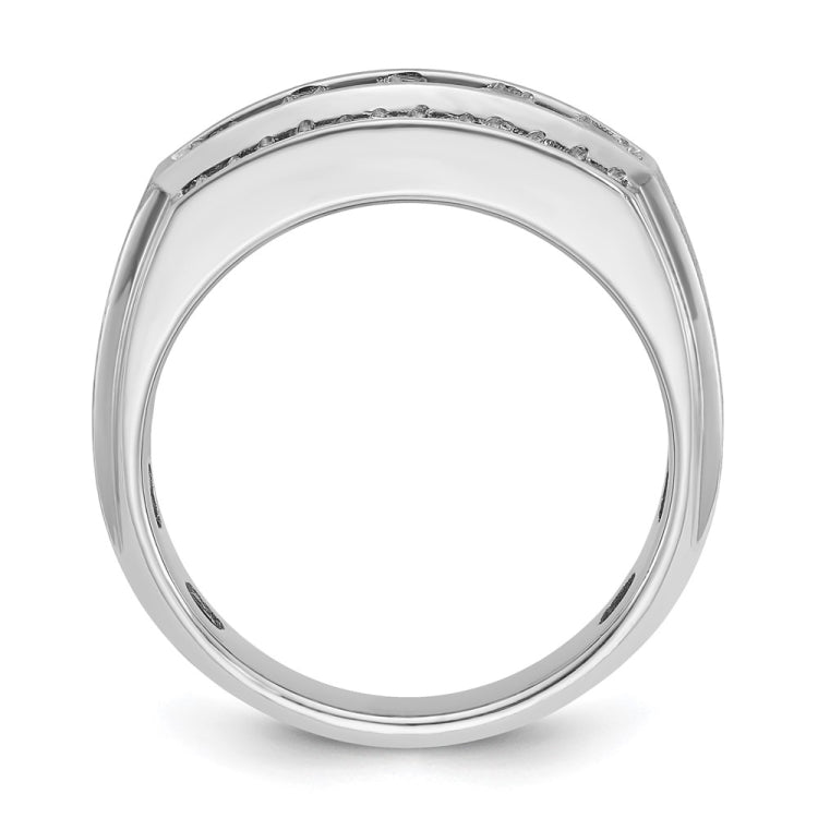 GTS DIAMOND RING WITH SATIN FINISH SIDES Mounting