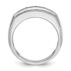 GTS DIAMOND RING WITH SATIN FINISH SIDES Mounting
