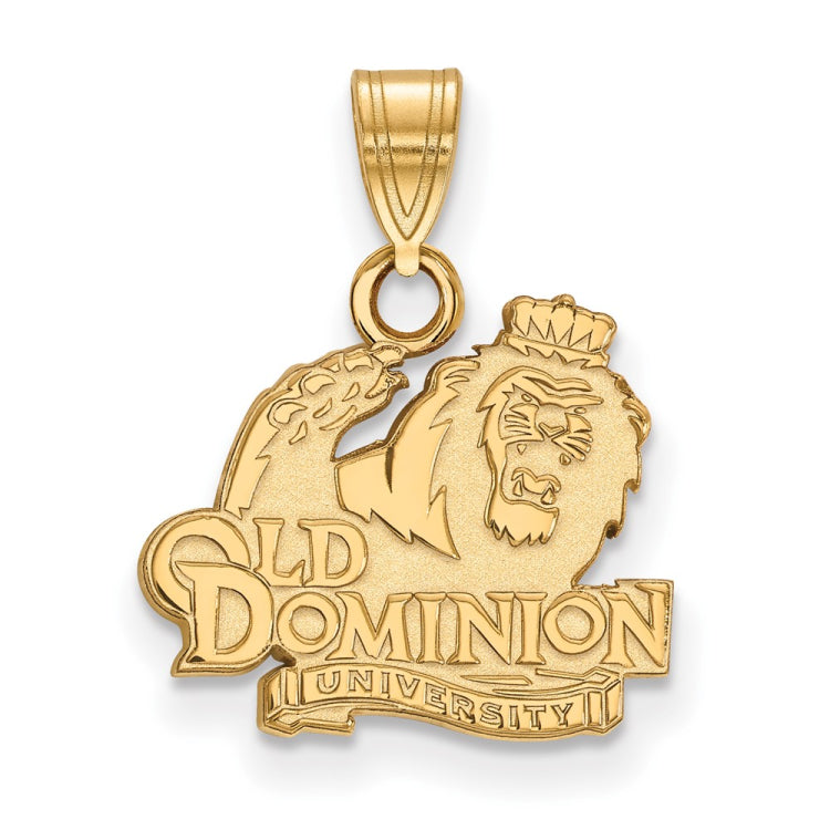 14k Gold LogoArt Old Dominion University Small Pendant