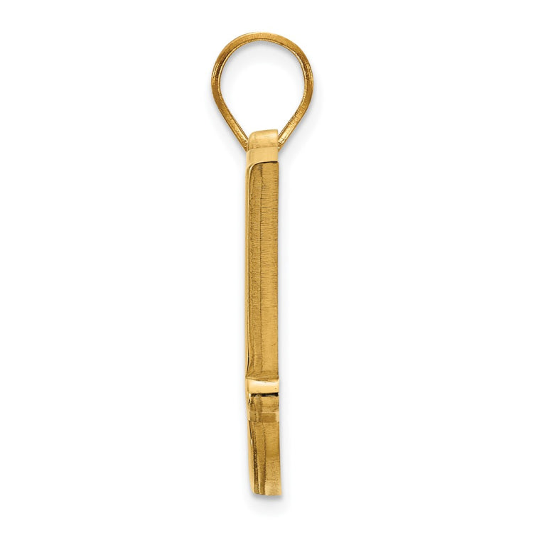 14k Gold LogoArt Oklahoma State University O-S-U Small Pendant