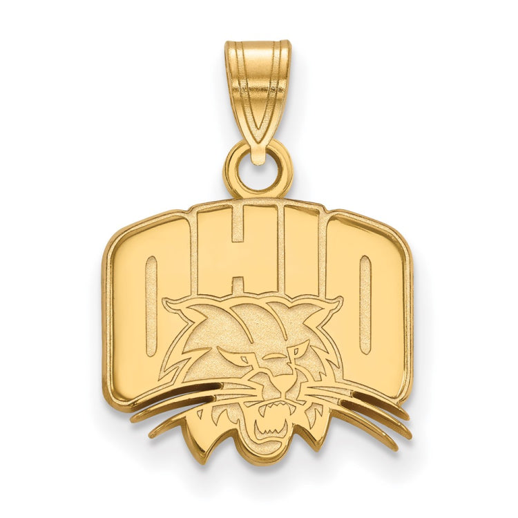 14k Gold LogoArt Ohio University Small Pendant