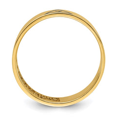 10K Polished Enameled Masonic Virtus Junxit Men's Ring