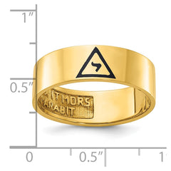 Men's Masonic Band Mounting
