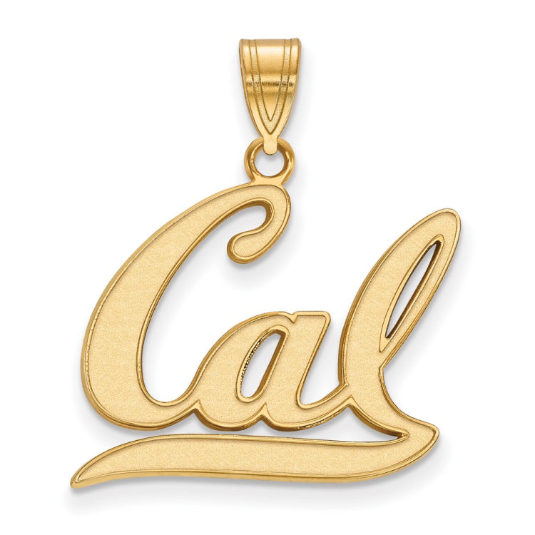 14k Gold LogoArt University of California Berkeley Large Pendant