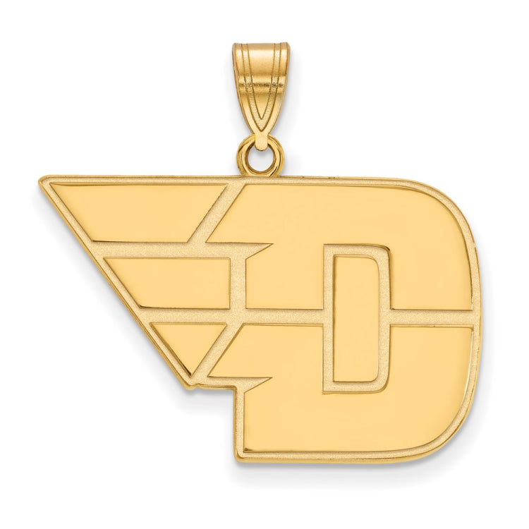 14k Gold LogoArt University of Dayton Large Pendant