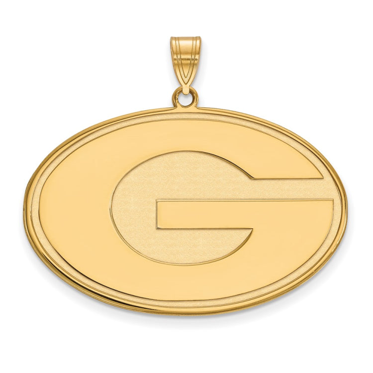 14k Gold LogoArt University of Georgia Letter G Extra Large Pendant