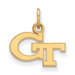 14k Gold LogoArt Georgia Institute of Technology G-T Extra Small Pendant