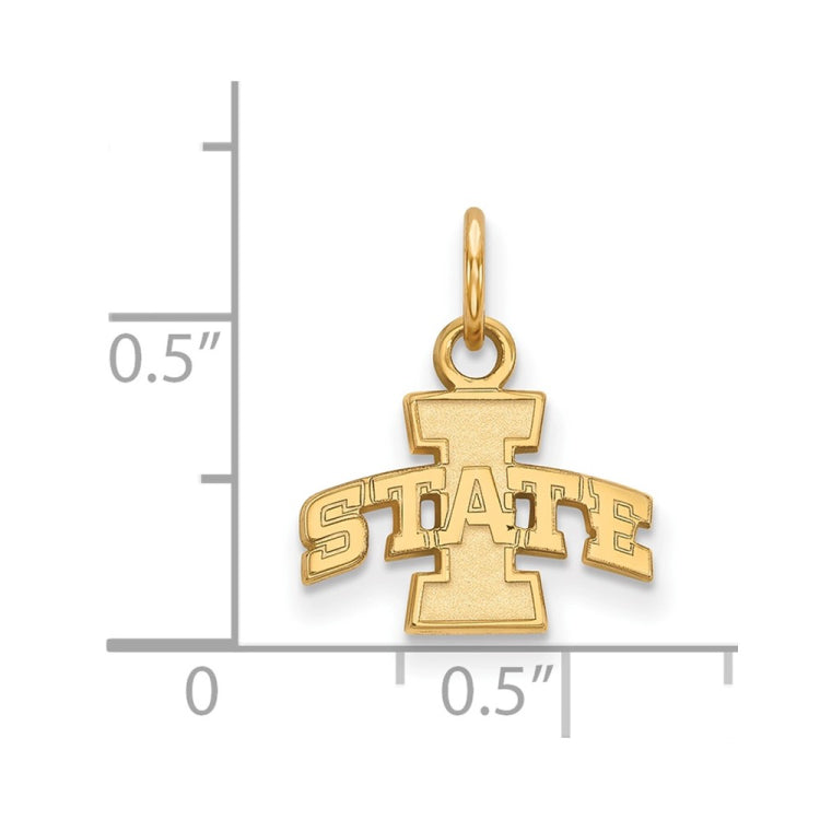14k Gold LogoArt Iowa State University Extra Small Pendant