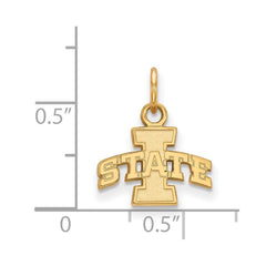 14k Gold LogoArt Iowa State University Extra Small Pendant