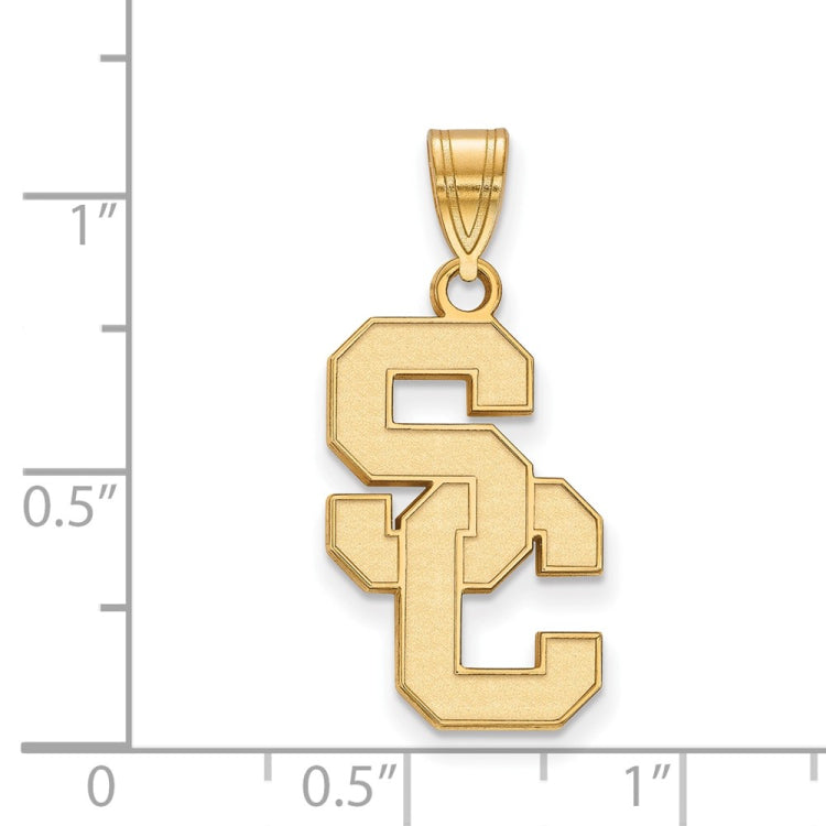 14k Gold University of Southern California S-C Large Pendant