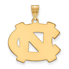 14k Gold LogoArt University of North Carolina N-C Large Pendant