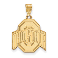 10k Gold LogoArt The Ohio State University Large Pendant