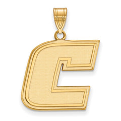 14k Gold LogoArt University of Tennessee at Chattanooga Letter C Large Pendant