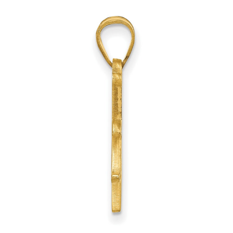 14k Gold LogoArt University of Tulsa Large Pendant
