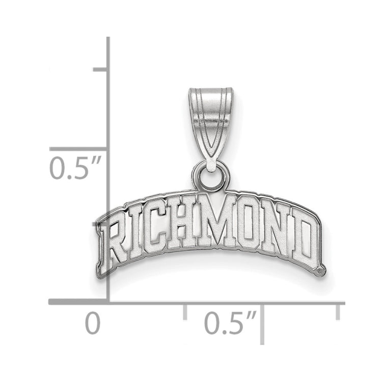 14kw Gold University of Richmond Medium Script Pendant