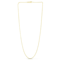 14K Yellow Gold 0.9mm Lumina 18 Chain with Lobster Lock
