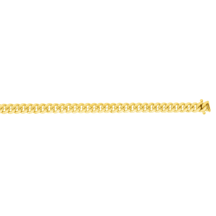 14K Yellow Gold 26 3.9mm Classic Miami Cuban Chain with Box Lock