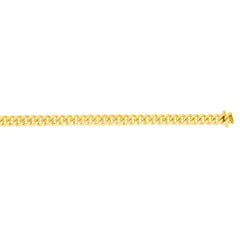 14K Yellow Gold 26 3.9mm Classic Miami Cuban Chain with Box Lock