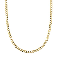 14K Yellow Gold 5mm Miami Cuban 22 Chain with Lobster Lock
