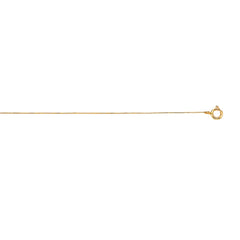10K Yellow Gold .45mm ClassicBox 20 Chain with Spring Ring